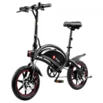 DYU D3F mit Pedal faltbares Moped Elektrofahrrad -10AH Lithium Batterie