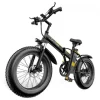 JANOBIKE E20 – 20 Zoll e-MountainBike mit Fat Tire & 1000W Brushless Motor & 48V 12,8Ak Batterie