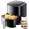 Proscenic T22 Smart Electric Air Fryer Oil-Free Antihaft-Pfanne 5L 3D HF Circulation Technology App und Sprachsteuerung