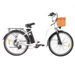 DYU C6 Elektrofahrrad 350W Motor Max Geschwindigkeit 25km/h 36V 12.5AH 70km Max Reichweite – Weiß