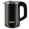 Sonifer SF2058 0.6L 800W kabelloser elektrischer Wasserkocher, Mini-Edelstahl tragbare Tee-Kaffee-Wasserkocher Topf für Reise
