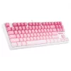 Redragon K576W-GP DAKSA TKL Kabelgebundene mechanische Tastatur 87 Tasten Gradient PBT Keycap Red Switch – Pink