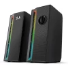 Redragon GS580 Calliope RGB Desktop PC Speakers, 2.0 Channel Enhanced Sound and Volume Control with 3.5mm Cable