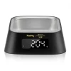 Pawbby Smart Pet Food Feeder Mit 4 Wiegeeinheiten, Edelstahl 304, App-Basierter Fressrekord Für Hund Und Katze