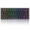 Redragon K629-RGB 75% Mechanische Gaming-Tastatur mit RGB & 84 Tasten Red Switch DE-Layout