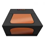 TEVOUP ACMER R10 Laser Engraver Enclosure with Vent Foldable Protective Cover, Smoke Exhaust Safe Fireproof Cloth