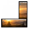 Waveshare 7,9 Zoll kapazitiver LCD Touchscreen, 400 x 1280, HDMI, IPS, gehärtete Glasabdeckung