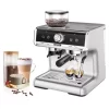 HiBREW H7 1550W Kaffeemaschine, 19Bar Kaffeemaschine mit Latte Cup Pulverstampfer Elektronische Waage