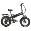 KAISDA K2P PRO 20*4.0 Zoll Reifen faltbares elektrisches Moped, Bafang 750W Motor, 48V 15Ah Akku- Orange Blau