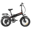 KAISDA K2P PRO 20*4.0 Zoll Reifen faltbares elektrisches Moped, Bafang 750W Motor, 48V 15Ah Batterie – Rot Blau