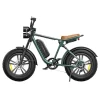 ENGWE M20 20*4.0“ Fat Tires Elektrofahrrad, 750W bürstenloser Motor, 45km/h Höchstgeschwindigkeit, 48V 13Ah Akku – Grün
