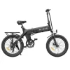 2023 Neue Version ENGWE C20 Pro 20*3.0 Zoll Fat Tires Faltbares Elektrofahrrad, 250W Motor, 36V 15.6Ah Akku, 25Km/h – Schwarz
