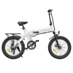 2023 Neue Version ENGWE C20 Pro 20*3.0 Zoll Fat Tires Faltbares Elektrofahrrad, 250W Motor, 36V 15.6Ah Akku, 25Km/h – Weiß