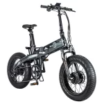 BEZIOR XF005 20*4.0 Reifen faltbares Elektrofahrrad, 1000W Doppelmotoren, 36V 6.4Ah & 36V 16Ah Akkus