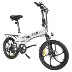 PVY Z20 Pro 20*2.3 Zoll faltbares Elektrofahrrad, 500W Nabenmotor, 10.4Ah herausnehmbarer Akku, 25 km/h, 80-100km – Weiß