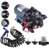 VEVOR Abwaschpumpe, 12V DC, 5,5GPM 70PSI, max. selbstansaugende Wasserpumpe, mit EPDM-Ventil, Universal-Salzwassersieb & Innen-/Außengewinde, für Wohnmobil, Marine-Deck, Yacht