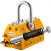 VEVOR Lasthebemagnet Neodym Stahl Zugkraft 1500 kg Anhebender Magnet 45 kg gelb Handgesteuertes Gabelanheben Magnetlifter Magnetheber 14 x 40 x 14,5 cm Neodymium Lifting Magnet hervorragendes Werkzeug