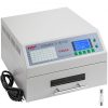 VEVOR Rückfluss Schweißmaschine T962A, Reflow-Schweißer AC220V 50Hz, Reflow Station 1500 W, Reflow Lötmaschine, Reflow Soldering Machine 300 x 320 mm LCD, für CHIP, SOP, PLCC, QFP, BGA usw.
