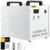 VEVOR Industrieller Wasserkühler CW-3000AG CO2 Laser Rohrkühler 9 L Wasserkühler 50 W 220 V zum Kühlen von CO2-Glaslaserröhre 10L / Min