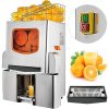 VEVOR Orangenpresse elektrische kommerzielle Zitruspresse Orangensaftmaschine Edelstahl für Orangensaft, Granatapfelsaft, Zitronensaft usw.