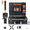 VEVOR 7″ Rohrkamera 30m Industrie Inspektionskamera 1000TVL Endoskop Kanalkamera 16GB SD-Karte 512Hz Ortungsgerät 480P Farbmonitor DVR 4500mAh Lithium Akku 6 Std. Dauerbetrieb inkl. Transportkoffer