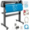 VEVOR Schneideplotter 870 mm Folienschneider Vinylschneidemaschine, Plotterschneider, Max. Schneidbreite 780 mm, Schnittdruck 500g, Geschwindigkeit 800 mm/s, Hobbyplotter Speicher 128K-2M, Signmaster