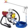 VEVOR 1800W Airless Spritzlackiermaschine 220V Sprühpistole 50Hz Airless-Spritzlackiermaschine Airless Farbsprühgerät Wandlackierpistole