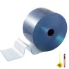 VEVOR PVC Streifenvorhang Kunststoffvorhangstreifen 45M Länge x 20cm Breite Vorhangrolle in PVC Tür 2mm Dicke Türleiste