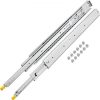 VEVOR Schubladenschienen 2er Set (1 Paar) Rollenauszug 225kg Belastbarkeit Schubladen Schienensystem 91,4-182,9cm Teleskopauszug Kaltgewalzter Stahl Teleskopschiene Ideal für Warenregal Schrank
