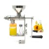 VEVOR Manuelle Ölpresse Maschine, Edelstahl Ölpresse Maschine 11 cm Trichter-Durchmesser, Ölpresse mit Handkurbel Nuss- und Samenöl-Pressmaschine