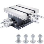 VEVOR 226×175 MM Arbeitstisch aus HT200-Gusseisen, Präziser Koordinatentisch 228×180 MM Bodengröße, Multifunktions Fräs Arbeitstisch, Composite-Bohrtisch für alle Bohrständer, Bohr- und Fräsmaschinen