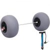 VEVOR 13 Zoll Ballonräder Reifen, PVC Strandräder Ersatz-Ballon-Sandreifen mit 32 Zoll Achse 55 kg Tragfähigkeit, für Kajakwagen Kanuwagen Strandwagen Gartenwagen Angelwagen – 2 Stück