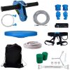 VEVOR Zipline Seilrutsche, 24,4 m Seilbahn Kinder, Zip Line Kit für Kinder und Erwachsene bis 113 kg, Backyard Zip Line Kit mit Federbremse, verstellbarem Kabelbaum, für Garten, Außenbereich usw.