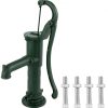 VEVOR Antik Vintage Schwengelpumpe manuell Handschwengelpumpe max. 6m Pumpentiefe Wasserpumpe Garten 40x15x65cm Handwasserpumpe Gusseisen Schwengelpumpe Grün geeignet für Teiche Höfe Gärten usw.
