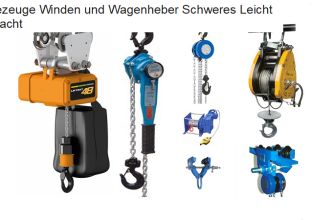 Hebezeuge Winden und Wagenheber Schweres Leicht Gemacht