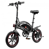DYU D3F mit Pedal faltbares Moped Elektrofahrrad -10AH Lithium Batterie