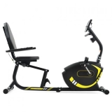 Liegeergometer Fitness Heimtrainer mit Pulssensoren