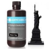 1kg 405 nm schnelles UV-Harz auf Pflanzenbasis für LCD-SLA-DLP-UV-3D-Drucker – Schwarz