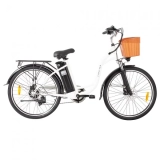 DYU C6 Elektrofahrrad 350W Motor Max Geschwindigkeit 25km/h 36V 12.5AH 70km Max Reichweite – Weiß