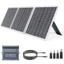 GOFORT 18V 60W Tragbares Solarpanel mit DC/QC3.0/USB-A & 3 Ports, kompatibel mit Solargenerator-Powerstation