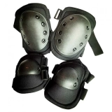 Bike & Scooter Knee And Elbow Pads Outdoor Hiking Mountain Safety Gear – Black