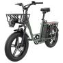 FIIDO T1 Cargo 20″ Tire Electric Bike Max Speed 50km/h Max Range 150km – 750W Motor & 48V 20AH Lithium Battery