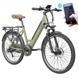 FAFREES F26 Pro 26“ CST-Reifen Step-Through-Elektro-Trekkingrad 36 V 10 Ah Akku, 250 W bürstenloser Motor