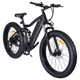 ONES1 Electric Bike 48V 500W Motor 10Ah Battery Shimano 7 Speed Gear Mechanical Disc Brake 25km/h Max Speed – Black