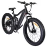 ONES1 Electric Bike 48V 500W Motor 10Ah Battery Shimano 7 Speed Gear Mechanical Disc Brake 25km/h Max Speed – Black