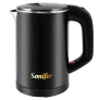Sonifer SF2058 0.6L 800W kabelloser elektrischer Wasserkocher, Mini-Edelstahl tragbare Tee-Kaffee-Wasserkocher Topf für Reise