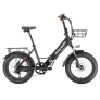 PHILODO H4 Faltbares Step-Thru-Elektrofahrrad Cargo Elektrofahrrad Mit 20 Zoll Fettreifen 48 V 13 Ah Akku und 250 W-Motor