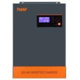 PowMr 5500 W Hybrid-Wechselrichter, 48 V DC bis 220 V-230 V AC, 5,5 kW reiner Sinus-Wechselrichter mit 80 A MPPT-Laderegler
