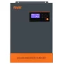 PowMr 5500 W Hybrid-Wechselrichter, 48 V DC bis 220 V-230 V AC, 5,5 kW reiner Sinus-Wechselrichter mit 80 A MPPT-Laderegler