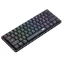 Redragon K615P-KBS Elise Pro RGB Mechanische Tastatur, kabellos, Bluetooth, Tri-Mode, ultradünn, flacher, blauer Schalter